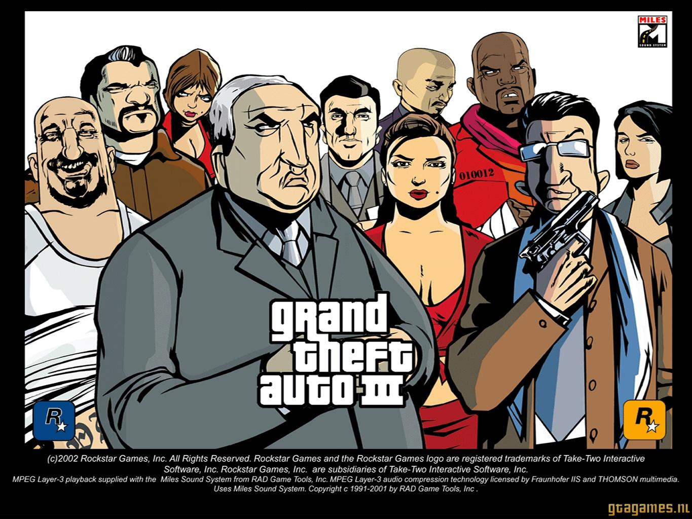Grand Theft Auto III laadscherm