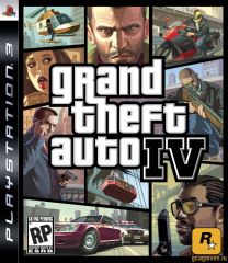Grand Theft Auto IV Playstation 3 cover USA - Rating pending