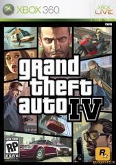 Grand Theft Auto IV XBOX 360 cover USA - Rating pending