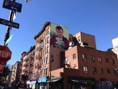 Michael deSanta On building In New York Lower East Side Rivington Street