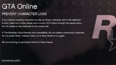 Gta online character loss carousel