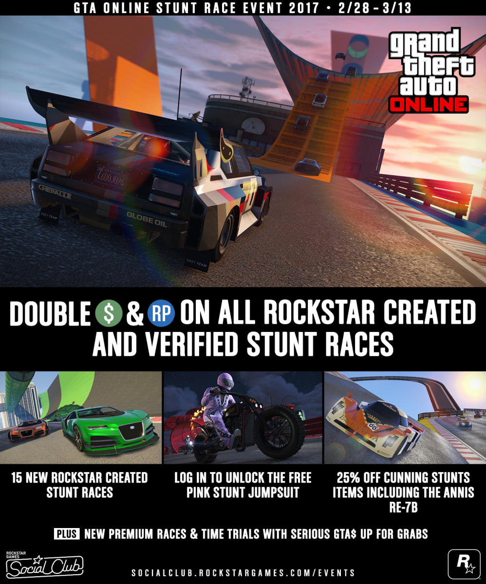 2017 GTA Online Stunt Race Event 1