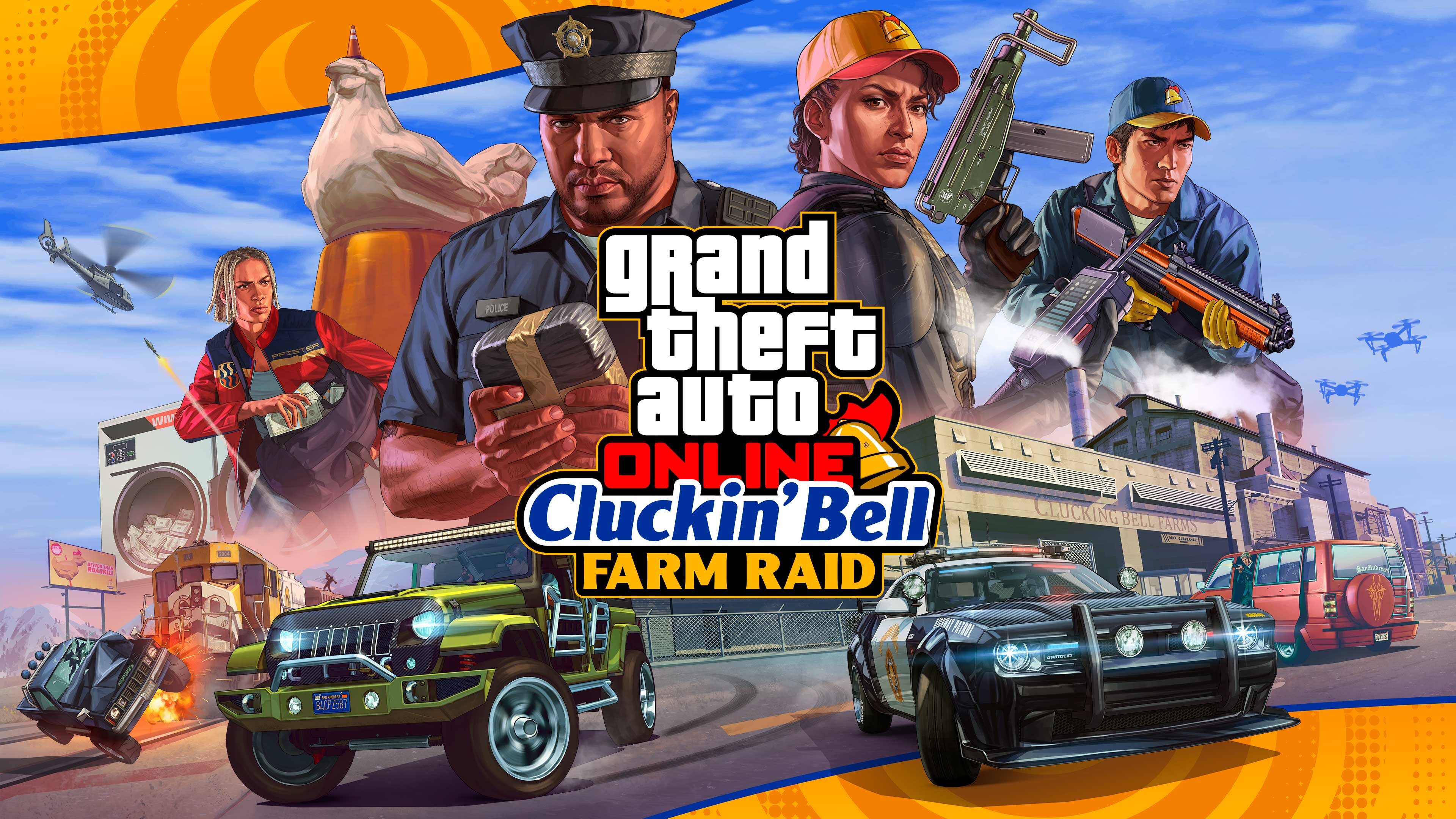 More information about "The Cluckin’ Bell Farm Raid is speelbaar op GTA Online"